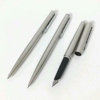 パーカー(Parker)のPARKER(パーカー) ペン - シルバー 万年筆×1点/ボールペン＋シャープペンシル×1点/インクなし 金属素材(ペン/マーカー)