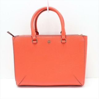 トリーバーチ(Tory Burch)のTORY BURCH(トリーバーチ) ハンドバッグ美品  - レッド レザー(ハンドバッグ)