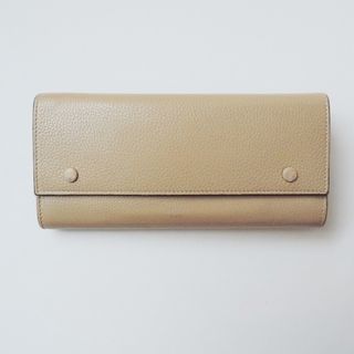 セリーヌ(celine)のCELINE(セリーヌ) 長財布 ラージフラップ マルチファンクション ベージュ レザー(財布)