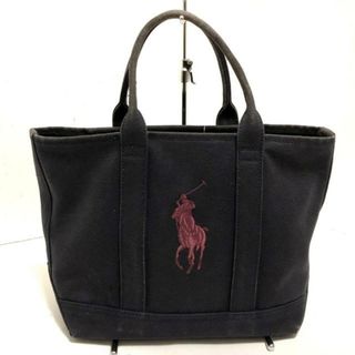 ラルフローレン(Ralph Lauren)のRalphLauren(ラルフローレン) トートバッグ ビッグポニー ダークネイビー×ボルドー 刺繍 キャンバス(トートバッグ)