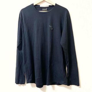 EMPORIOARMANI(エンポリオアルマーニ) 長袖Tシャツ サイズXXL XL メンズ - 黒