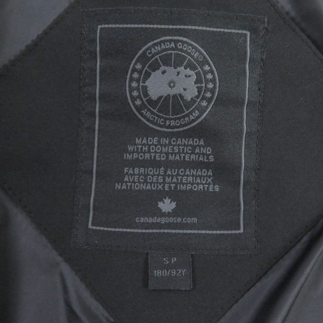 CANADA GOOSE(カナダグース)の美品 CANADA GOOSE カナダグース ブラックレーベ 3804MB MACMILLAN フーデッド ダウンジャケット ブラック S カナダ製 正規品 メンズ メンズのジャケット/アウター(ダウンジャケット)の商品写真