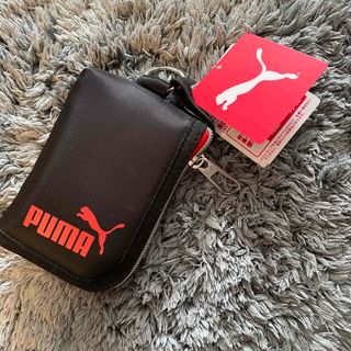 新品　黒　PUMA コインケース　ストラップ付き