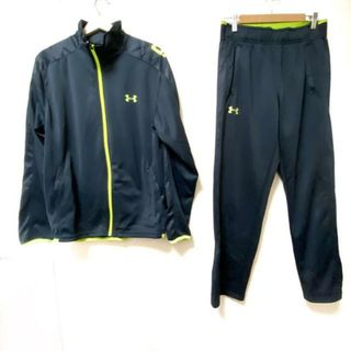 アンダーアーマー(UNDER ARMOUR)のUNDER ARMOUR(アンダーアーマー) メンズセットアップ メンズ - 黒×イエローグリーン(その他)