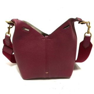 アニヤハインドマーチ(ANYA HINDMARCH)のAnya Hindmarch(アニヤハインドマーチ) ハンドバッグ美品  - ピンク×レッド レザー(ハンドバッグ)