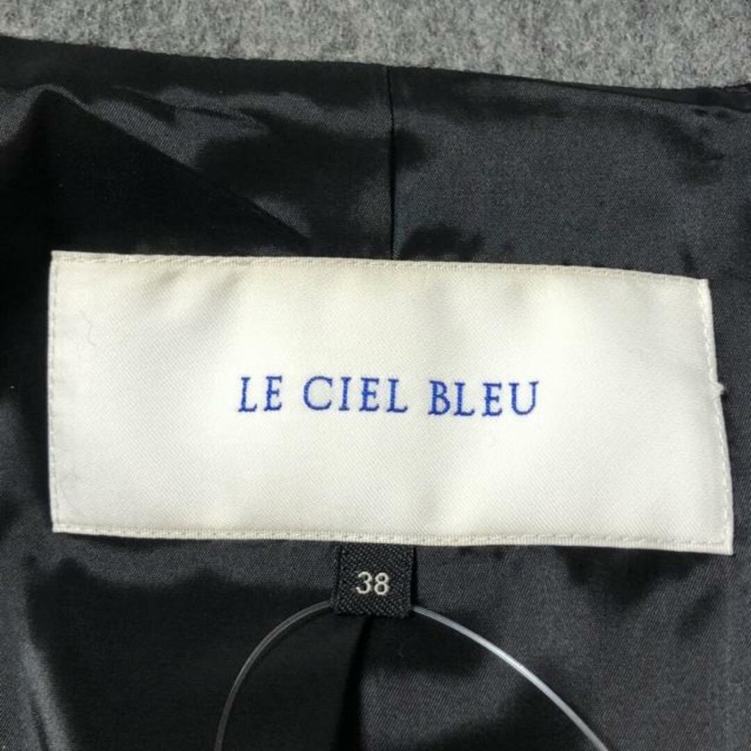 LE CIEL BLEU(ルシェルブルー)のLE CIEL BLEU(ルシェルブルー) コート サイズ38 M レディース - グレー 長袖/冬 レディースのジャケット/アウター(その他)の商品写真