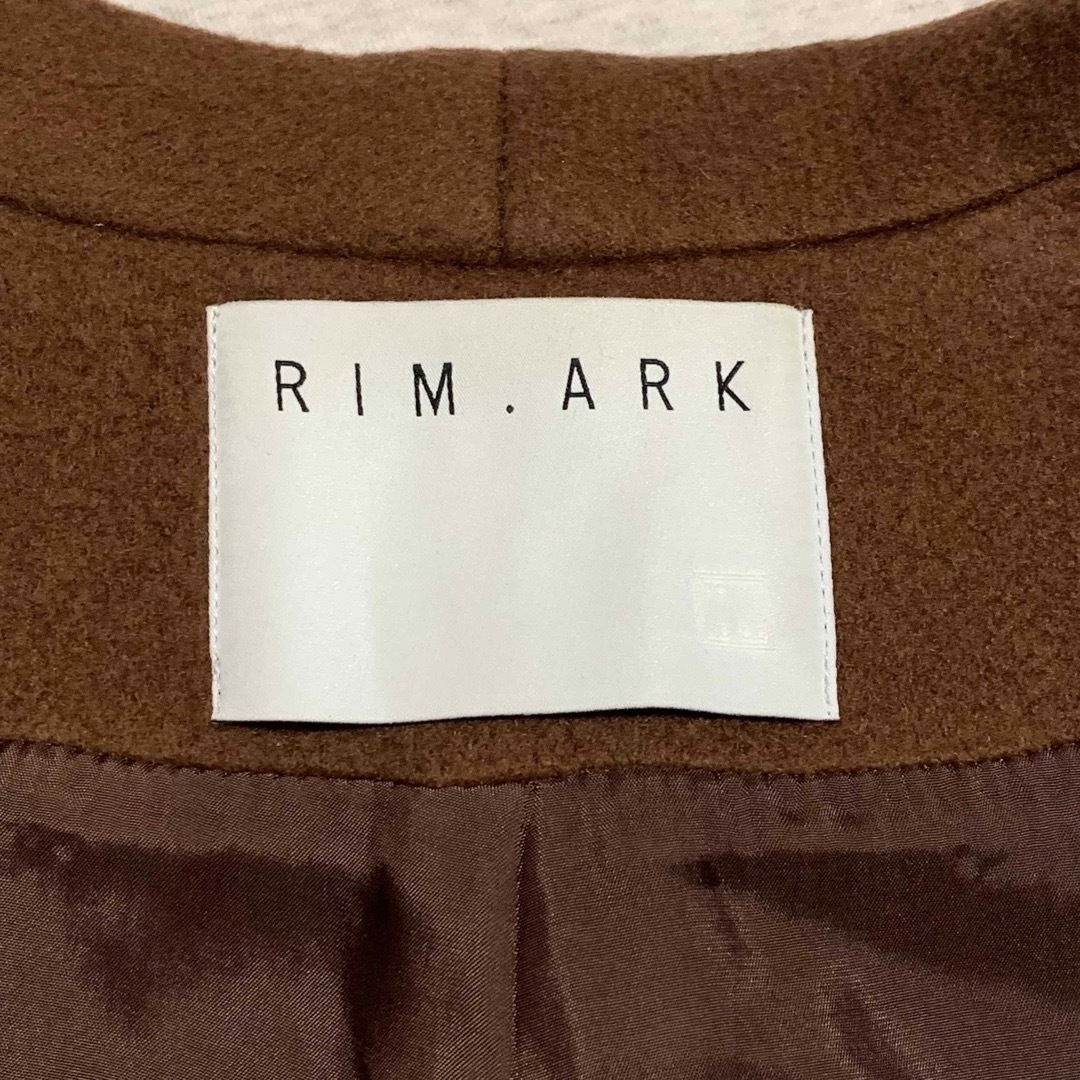 RIM.ARK(リムアーク)のRIM.ARK Double weave loose gown ガウンコート レディースのジャケット/アウター(ロングコート)の商品写真