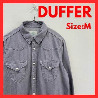 ザダファーオブセントジョージ(The DUFFER of ST.GEORGE)の【訳あり】古着　シャツスカート　ワンピース　ウエスタンシャツ　レディース　M(ロングワンピース/マキシワンピース)