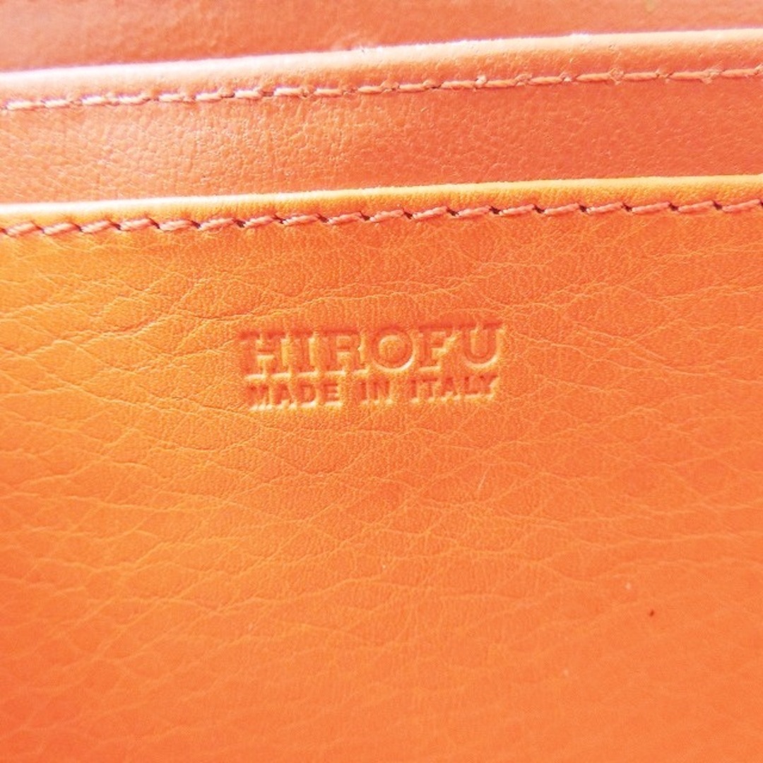 HIROFU(ヒロフ) 長財布 - オレンジ L字ファスナー レザー レディースのファッション小物(財布)の商品写真