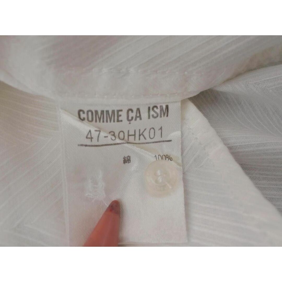 COMME CA ISM(コムサイズム)のCOMME CA ISM コムサイズム 長袖 シャツ sizeS/白 ■◇ メンズ メンズのトップス(シャツ)の商品写真