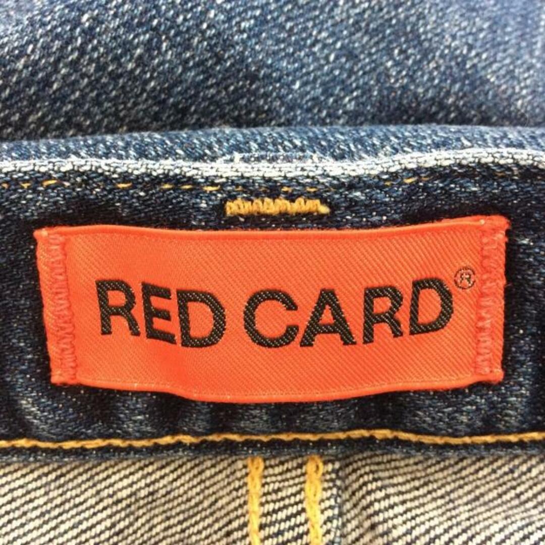 RED CARD(レッドカード) ジーンズ サイズ21 レディース - ネイビー フルレングス レディースのパンツ(デニム/ジーンズ)の商品写真