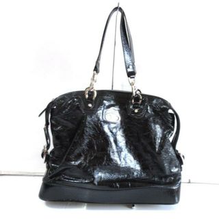 セリーヌ(celine)のCELINE(セリーヌ) ハンドバッグ新品同様  - 131703NAU 黒 エナメル（レザー）(ハンドバッグ)