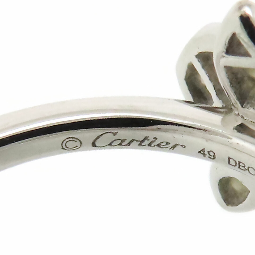 Cartier(カルティエ)のカルティエ カレス ドルキデ パル カルティエ リング #49 Au750 (K18WG) レディース CARTIER 【中古】 【ジュエリー】 レディースのアクセサリー(リング(指輪))の商品写真