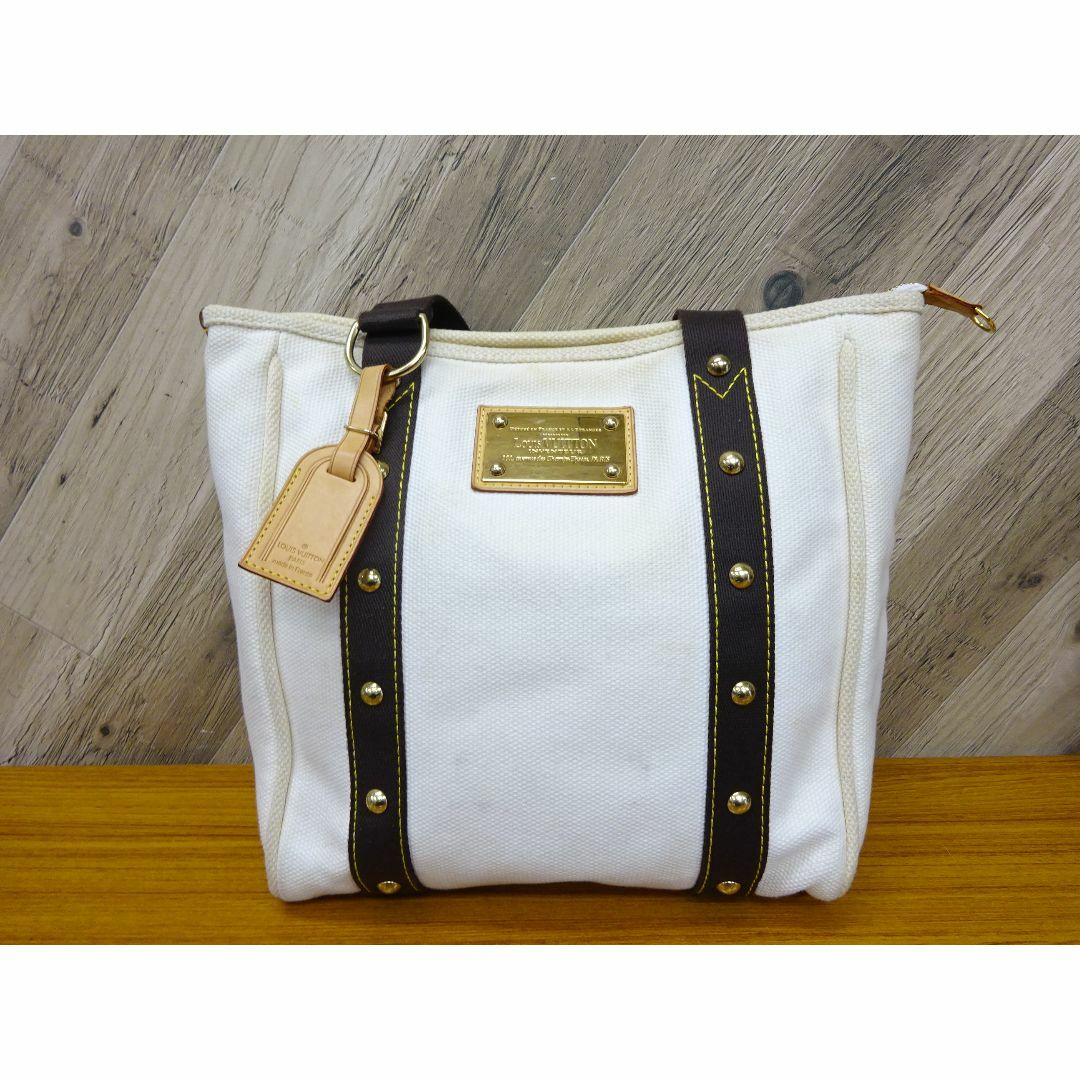 LOUIS VUITTON - K渋065/ ヴィトン アンティグア カバ MM トートバッグ キャンバス