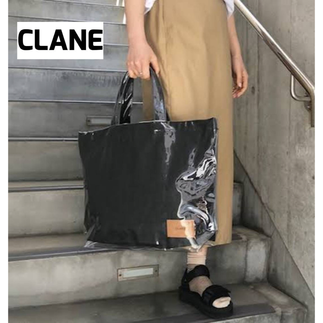 CLANE(クラネ)のCLANE クラネ デニム ビニール トートバッグ 大容量 レディースのバッグ(トートバッグ)の商品写真