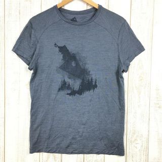 MENs S  クレッタルムーセン Eir Forest T-Shirt メリノウール×シルク Tシャツ KLATTERMUSEN グレー系(その他)