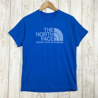 ザノースフェイス(THE NORTH FACE)のMENs M  ノースフェイス ショートスリーブ GTD ロゴ クルー S/S GTD Logo Crew Tシャツ NORTH FACE NT12092 ブルー系(その他)
