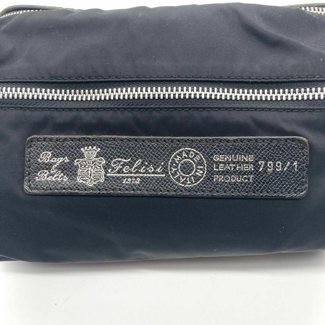 Felisi(フェリージ)の【極美品】Felisi フェリージ ボディバッグ ブラック 799/1 ウエスト メンズのバッグ(ウエストポーチ)の商品写真