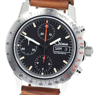 シン(SINN)のジン Sinn 303 アウトバーン クロノグラフ デイデイト 自動巻き メンズ 良品 _806300(腕時計(アナログ))