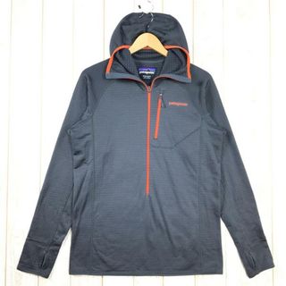 パタゴニア(patagonia)のMENs M  パタゴニア R1 フーディ R1 HOODY レギュレーター ポーラテック パワードライ フリース ジャケット プルオーバー PATAGONIA 40074 FGE Forge Grey グレー系(その他)