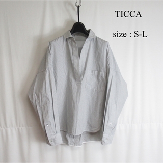 ティッカ(TICCA)のTICCA × SOMELOS オーバーサイズ  プルオーバー シャツ トップス(シャツ/ブラウス(長袖/七分))