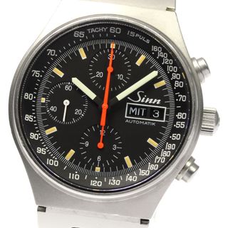 シン(SINN)のジン Sinn 144 144 クロノグラフ デイデイト 自動巻き メンズ 保証書付き_806421(腕時計(アナログ))