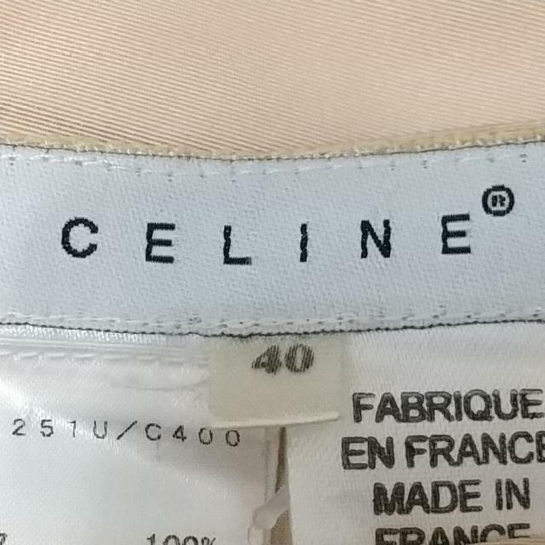 celine(セリーヌ)のCELINE(セリーヌ) スカート サイズ40 M レディース美品  - ピンクベージュ ひざ丈/シルク レディースのスカート(その他)の商品写真