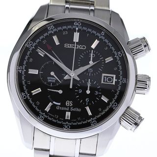 セイコー(SEIKO)のセイコー SEIKO SBGC003/9R86-0AA0 グランドセイコー クロノグラフ パワーリザーブ スプリングドライブ メンズ 良品 箱付き_804602(腕時計(アナログ))