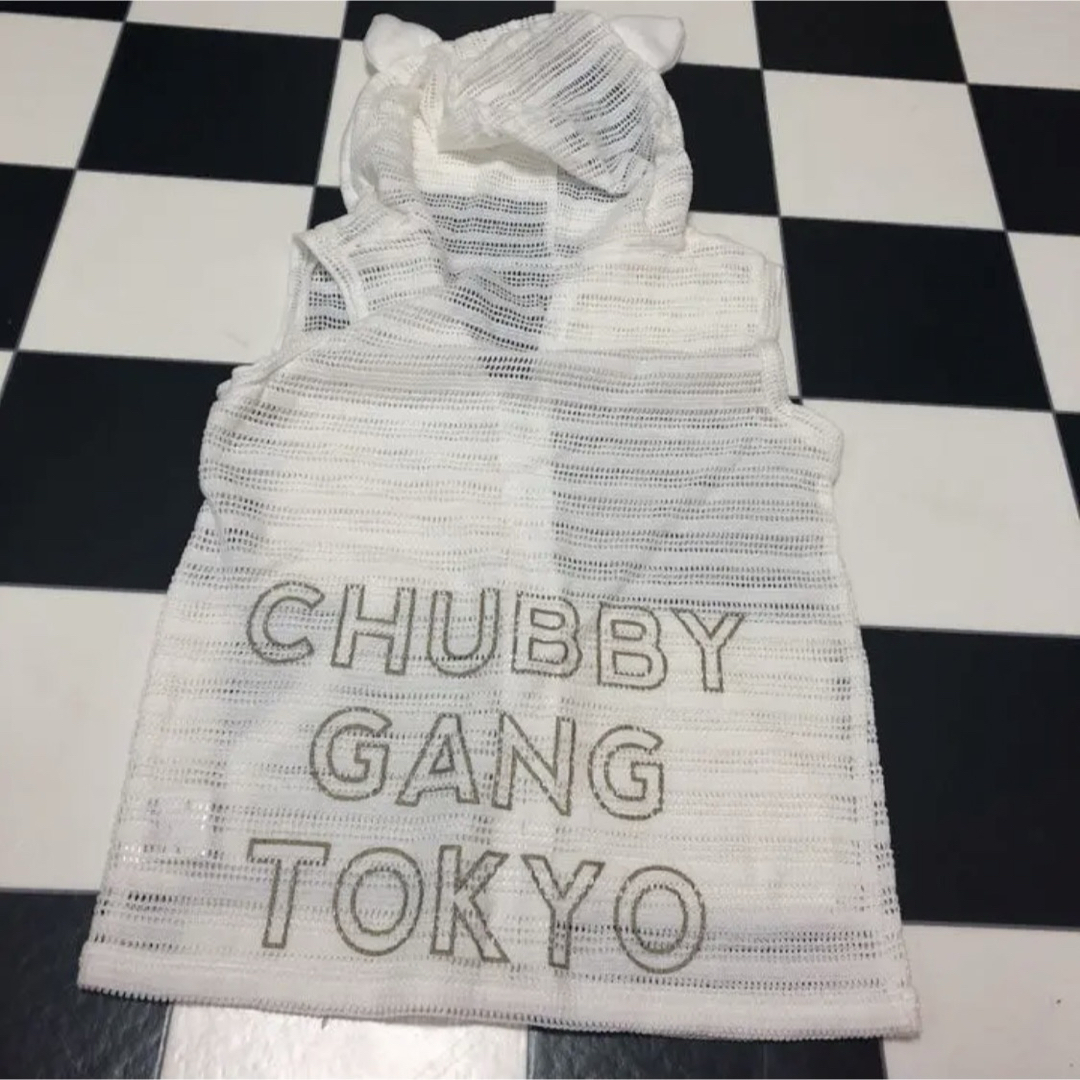 CHUBBYGANG(チャビーギャング)のチャビーギャング 120 猫耳 ベスト キッズ/ベビー/マタニティのキッズ服男の子用(90cm~)(その他)の商品写真