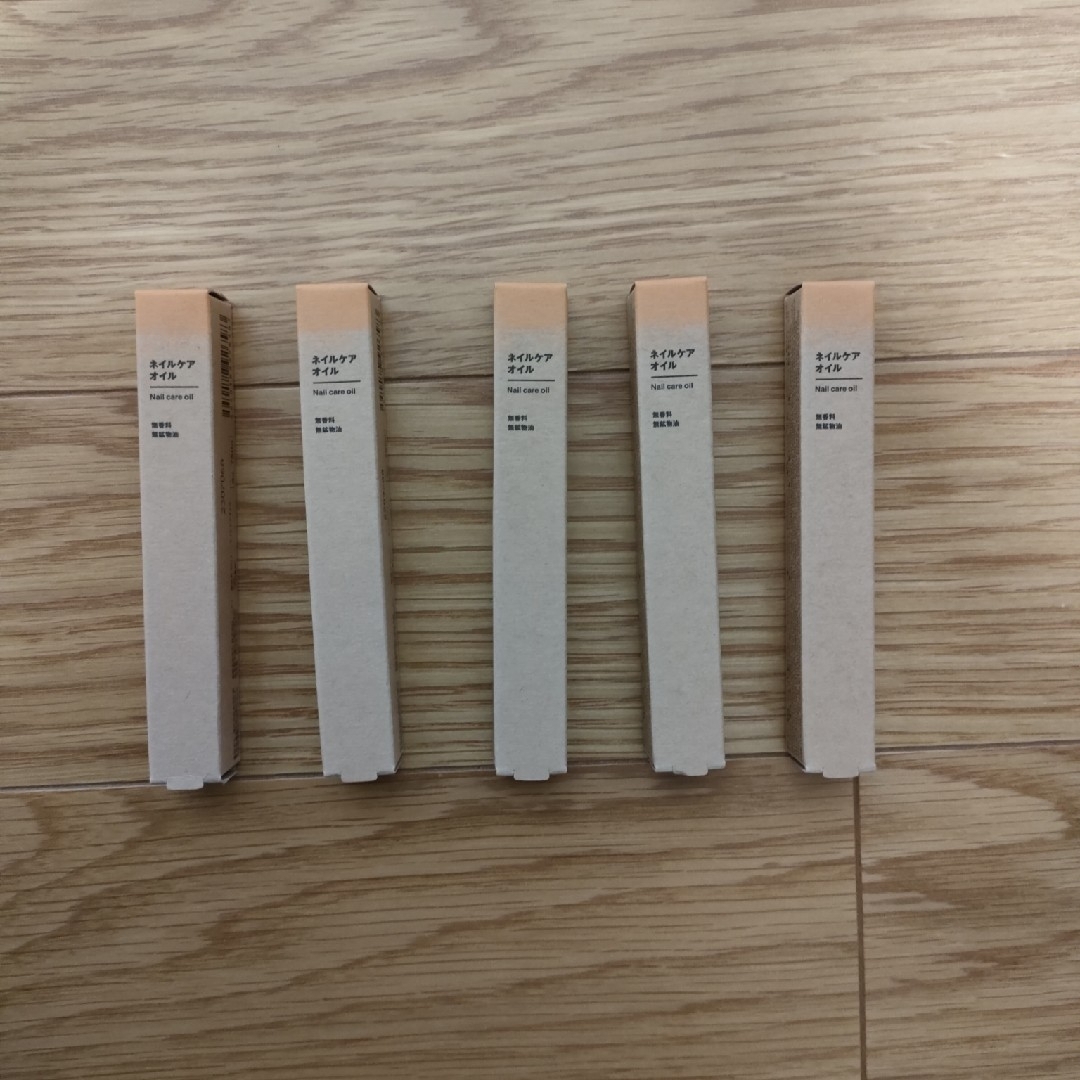 MUJI (無印良品)(ムジルシリョウヒン)の無印良品 ネイルケアオイル 3．2g　5本セット コスメ/美容のネイル(ネイルケア)の商品写真