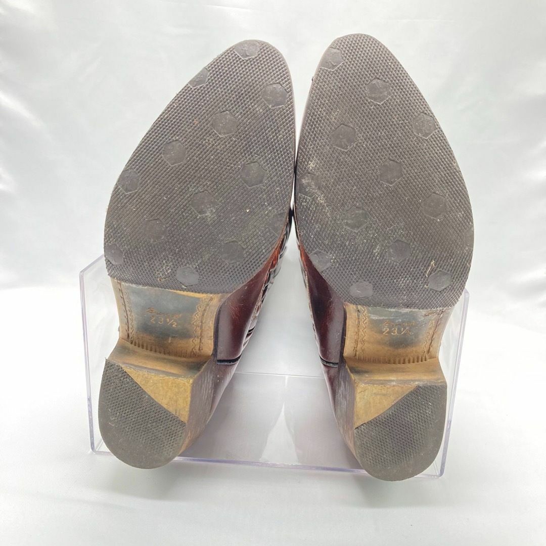 【即日発送】レディース　ウエスタンブーツ　23.5cm　ヒール4.5cm レディースの靴/シューズ(ブーツ)の商品写真