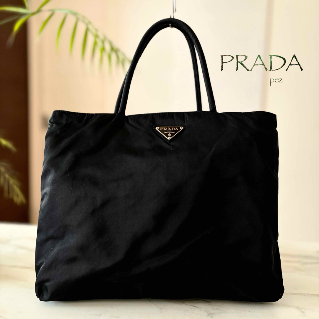 超美品 PRADA プラダ テスート トートバッグ