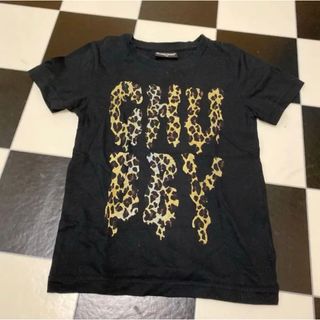 チャビーギャング(CHUBBYGANG)のチャビーギャング 120 Tシャツ ヒョウ柄 スカル(Tシャツ/カットソー)