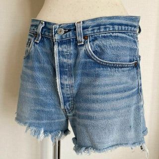 パナマボーイ(PANAMA BOY)の90S　ヴィンテージLevi's501　デニムショートパンツ　カットオフ　W33(ショートパンツ)