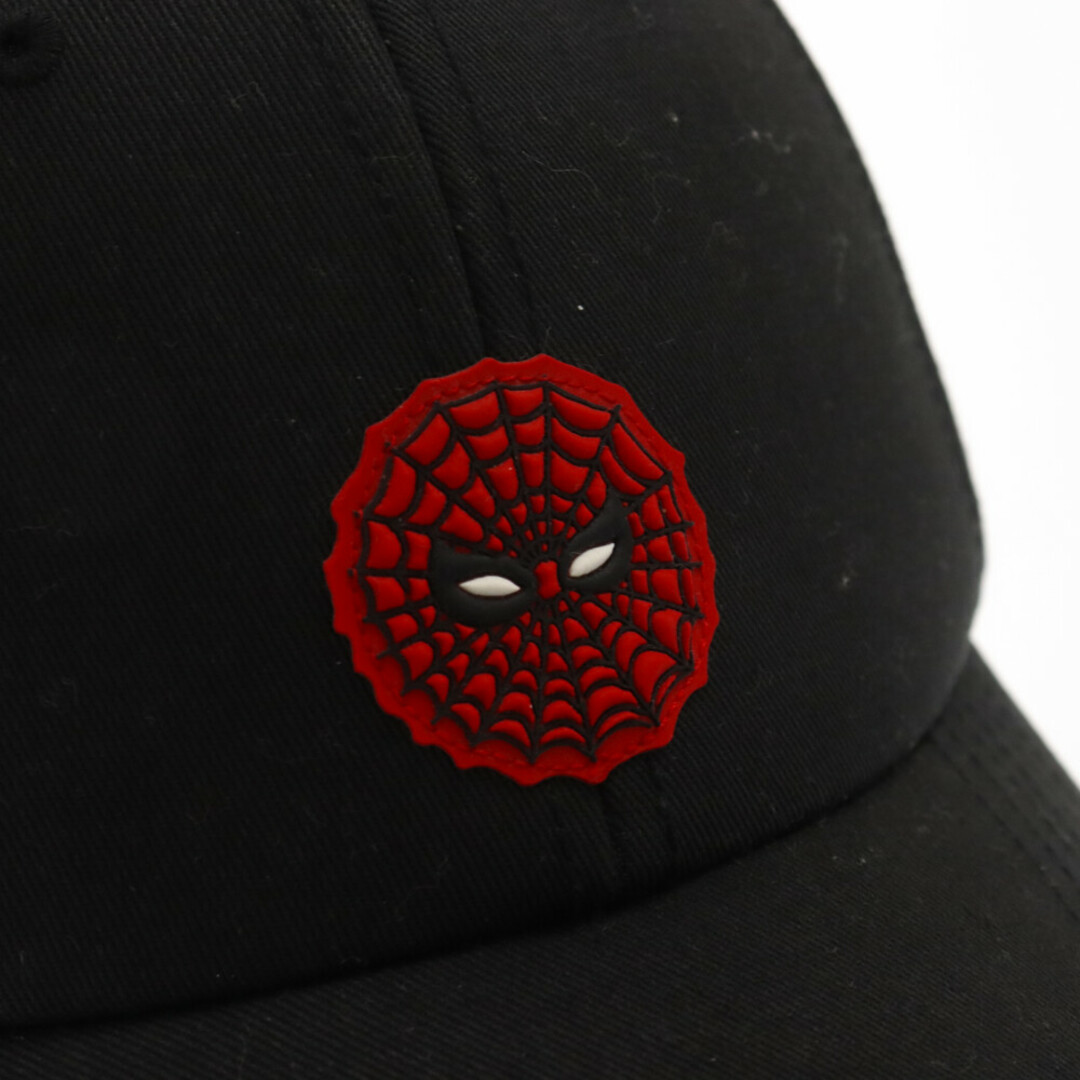 MONCLER(モンクレール)のMONCLER モンクレール 22AW×MARVEL SPIDER MAN BASEBALL HAT マーベル スパイダーマン ベースボール キャップ 帽子 ブラック H20913B00022 0U082 メンズの帽子(キャップ)の商品写真