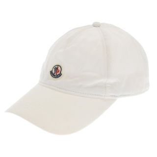 MONCLER モンクレール 19AW BERRETTO BASEBALL ワッペンロゴ ベースボール キャップ 帽子 ホワイト E10930092750 V0006