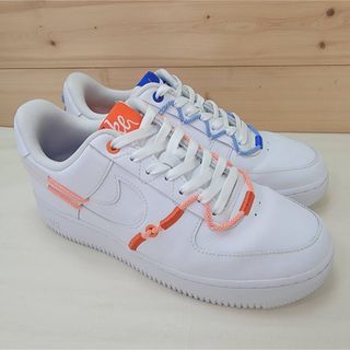 ナイキ(NIKE)のナイキ ウィメンズ エアフォース 1 ロー LX "ホワイト＆オレンジ" 25㎝(スニーカー)