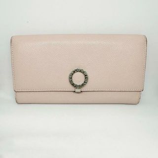 ブルガリ(BVLGARI)のBVLGARI(ブルガリ) 長財布 ブルガリブルガリ ライトピンク レザー(財布)