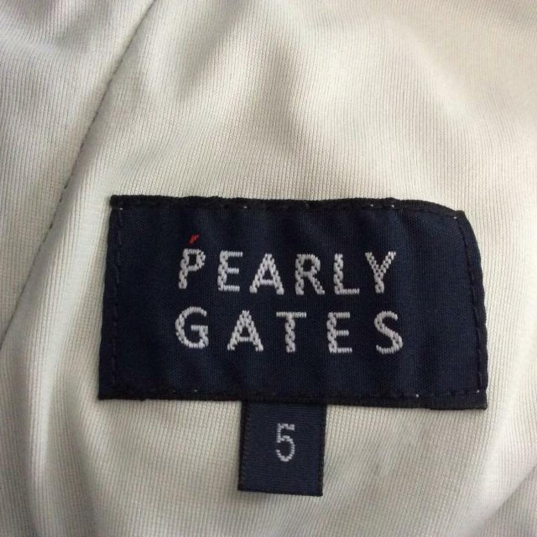 PEARLY GATES(パーリーゲイツ)のPEARLY GATES(パーリーゲイツ) パンツ サイズ5 XL メンズ - ライトグレー×黒 フルレングス/ニット/キルティング/中綿 メンズのパンツ(その他)の商品写真