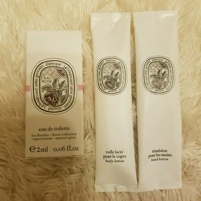 diptyque(ディプティック)の【くり様専用】ディップティック オードトワレ ローズ　(香水) と(ローション) コスメ/美容の香水(香水(女性用))の商品写真