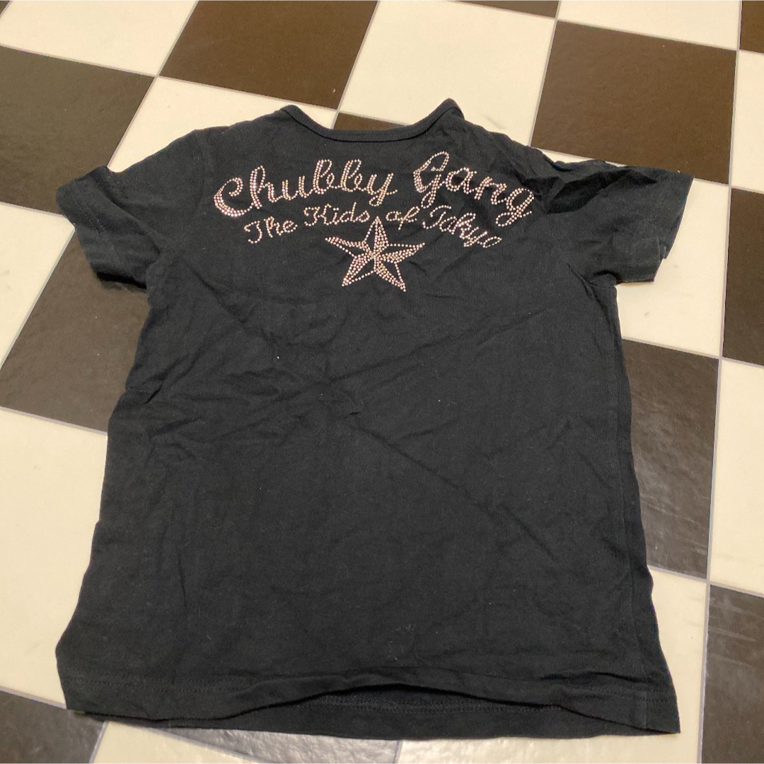 CHUBBYGANG(チャビーギャング)のチャビーギャング 120 Tシャツ ブラック ストーン キッズ/ベビー/マタニティのキッズ服男の子用(90cm~)(Tシャツ/カットソー)の商品写真