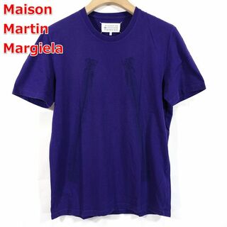 マルタンマルジェラ(Maison Martin Margiela)の【良品】マルタンマルジェラ　ハの字ジッププリントＴシャツ　Margiela(Tシャツ/カットソー(半袖/袖なし))