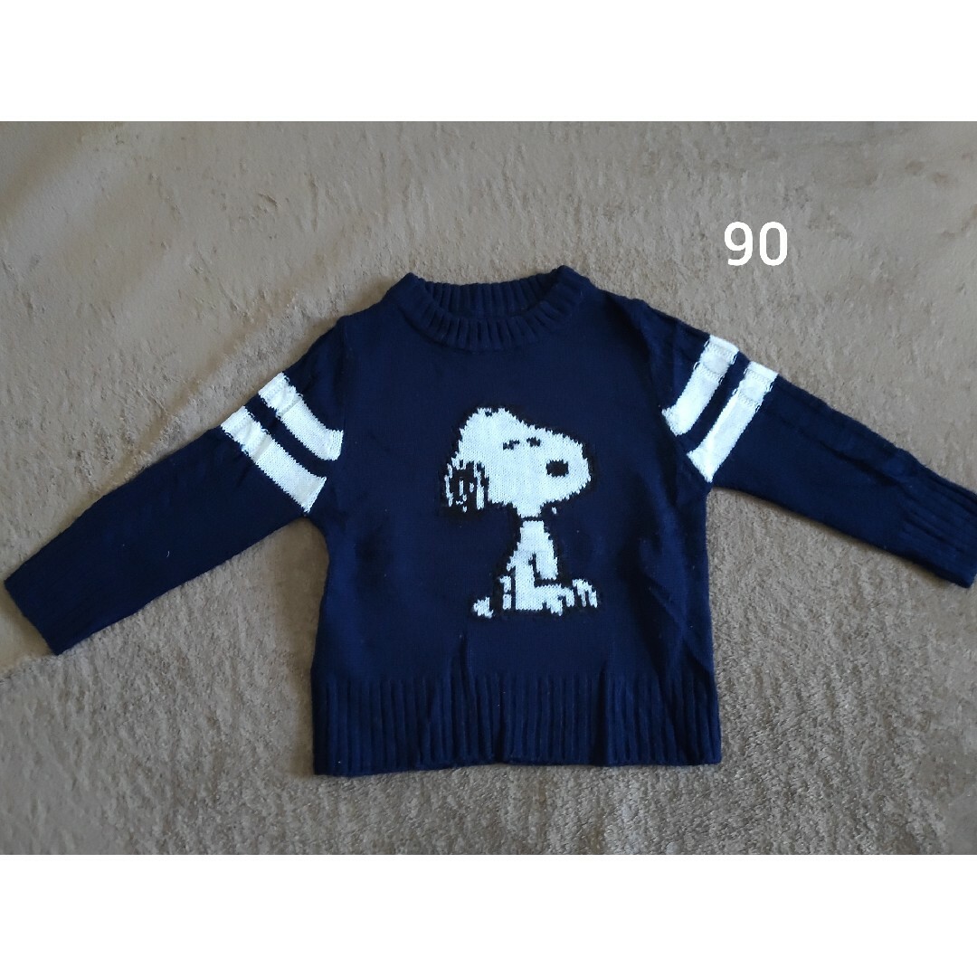 SNOOPY(スヌーピー)の90サイズ　スヌーピー　セーター キッズ/ベビー/マタニティのキッズ服男の子用(90cm~)(ニット)の商品写真