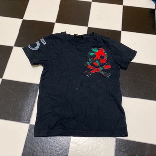 チャビーギャング(CHUBBYGANG)のチャビーギャング 120 Tシャツ ドクロ 薔薇(Tシャツ/カットソー)