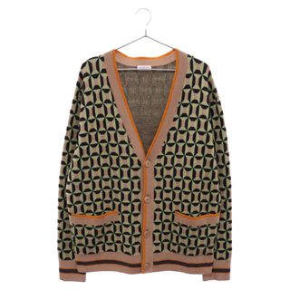 ドリスヴァンノッテン(DRIES VAN NOTEN)のDRIES VAN NOTEN ドリスヴァンノッテン TILLMAN 3700 M.K.CARDIGAN 総柄カーディガン ベージュ/グリーン(カーディガン)