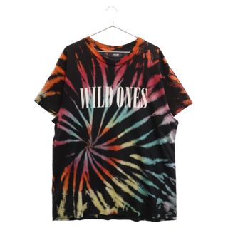 アミリ(AMIRI)のAMIRI アミリ WILD ONES TIE DYE TEE タイダイ染め プリント半袖Tシャツ ブラック(Tシャツ/カットソー(半袖/袖なし))