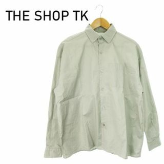 ザショップティーケー(THE SHOP TK)のザショップティーケー 長袖シャツ S ライトグリーン 231121MN2R(シャツ)