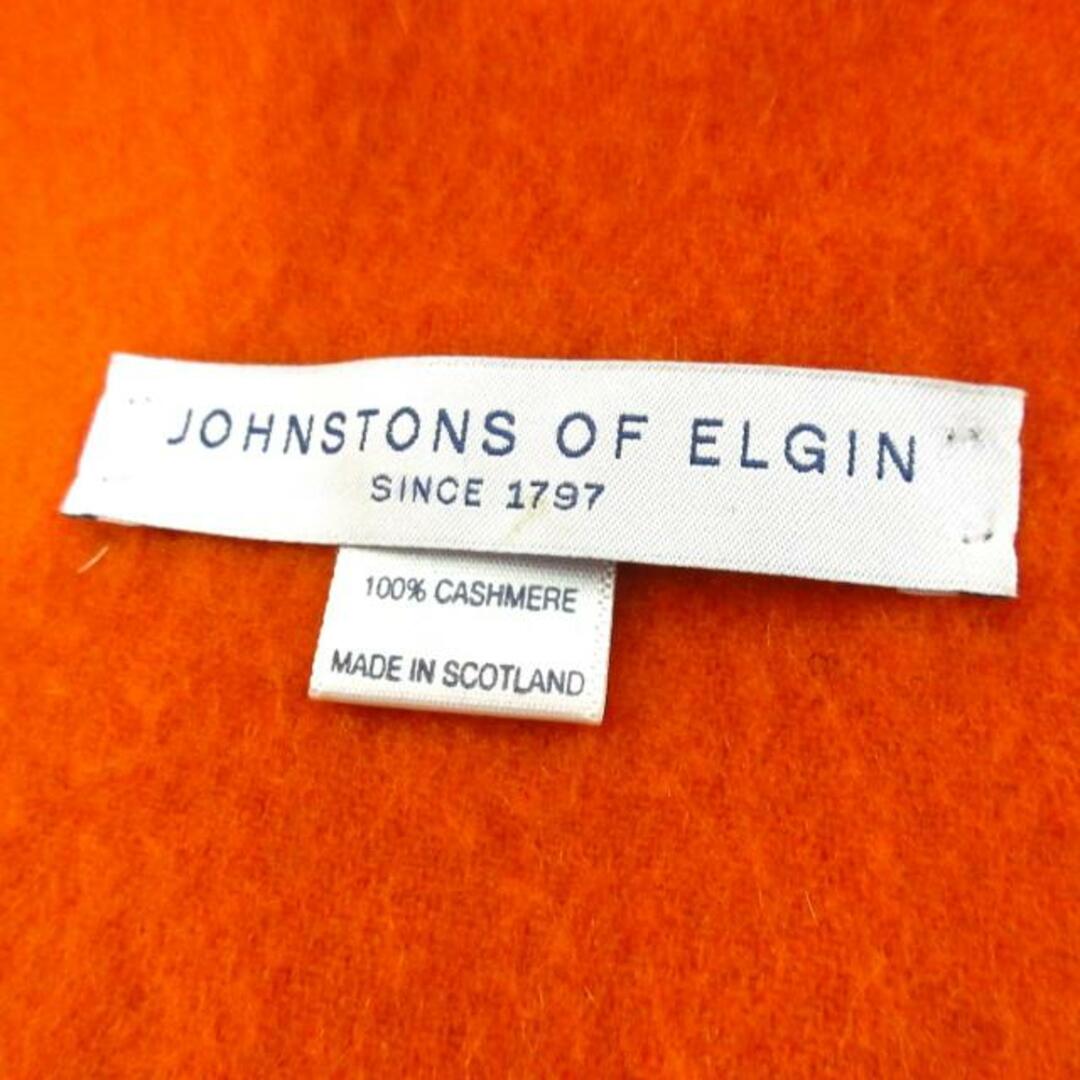 Johnstons(ジョンストンズ)のjohnstons of elgin(ジョンストンズ) ストール(ショール) - オレンジ カシミヤ レディースのファッション小物(マフラー/ショール)の商品写真