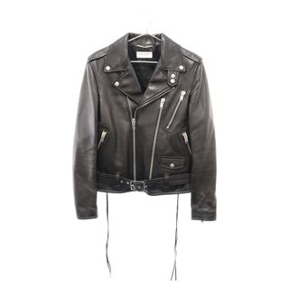 SAINT LAURENT PARIS サンローランパリ 16SS クラシックモーターサイクル ダブルライダースレザージャケット ラムレザー レディース ブラック