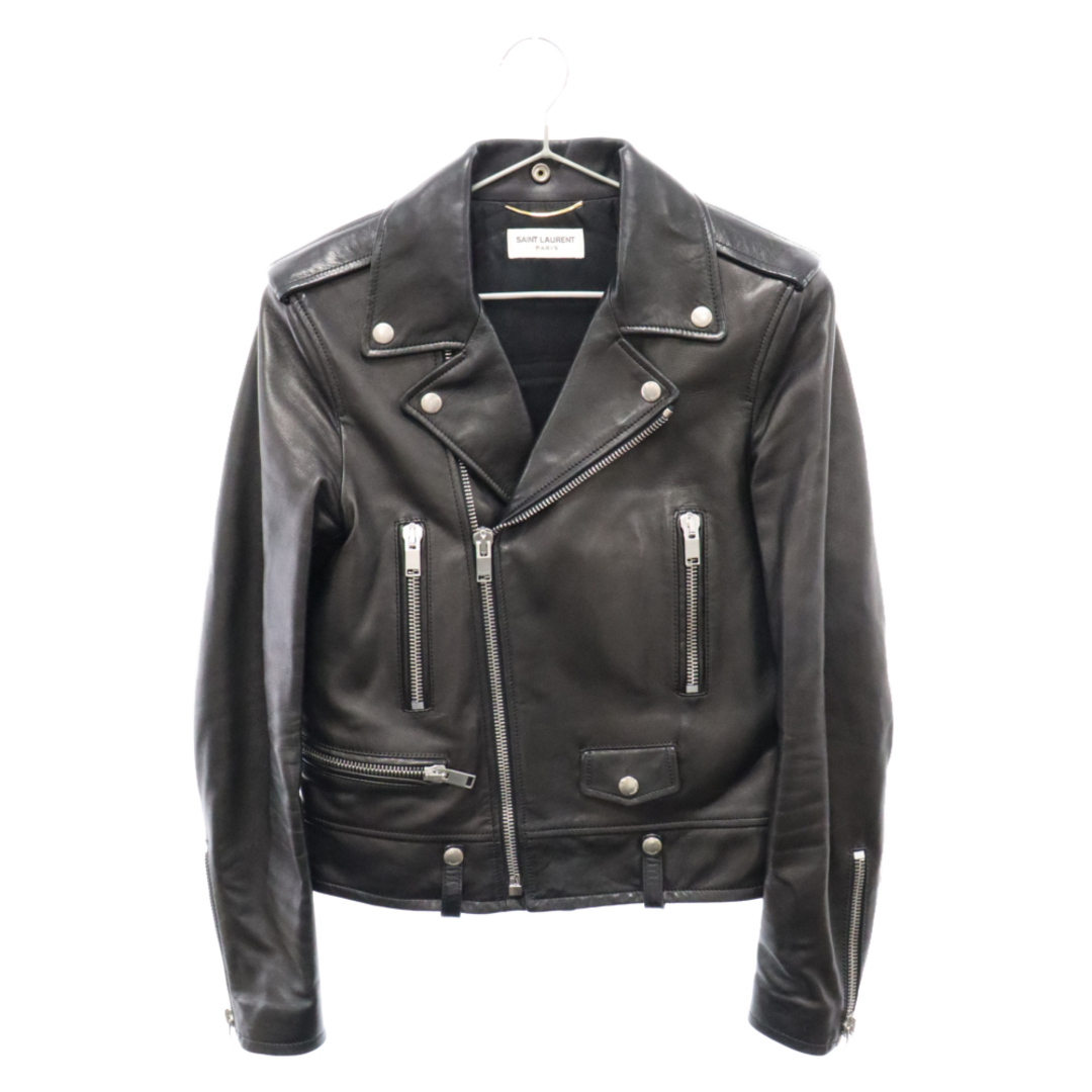 SAINT LAURENT PARIS サンローランパリ 15AW L01 Classic Motorcycle Jacket 397827 Y5IA2 クラシックモーターサイクルライダースレザージャケット ラムレザー レディース ブラック